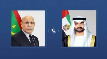 رئيس الدولة ورئيس موريتانيا يناقشان تطورات الأوضاع الإقليمية خلال اتصال هاتفي